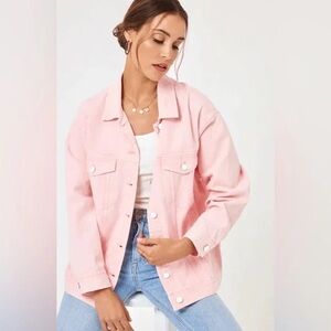 L*Space Avery blossom pink denim jacket